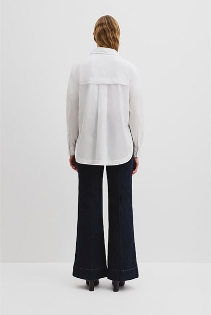 Organically Grown Cotton Poplin Shirt