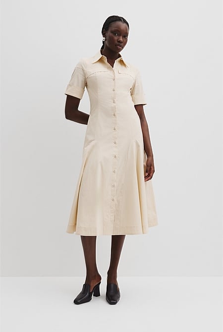Australian Cotton Lady Like Shirt Dress