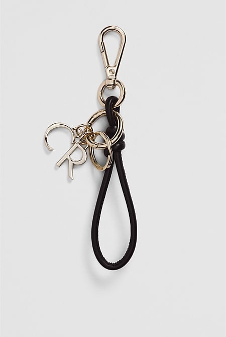 CR Letter Charm Keyring