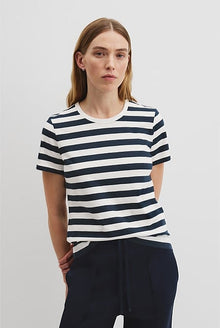Australian Cotton Slub Stripe Short Sleeve T-Shirt