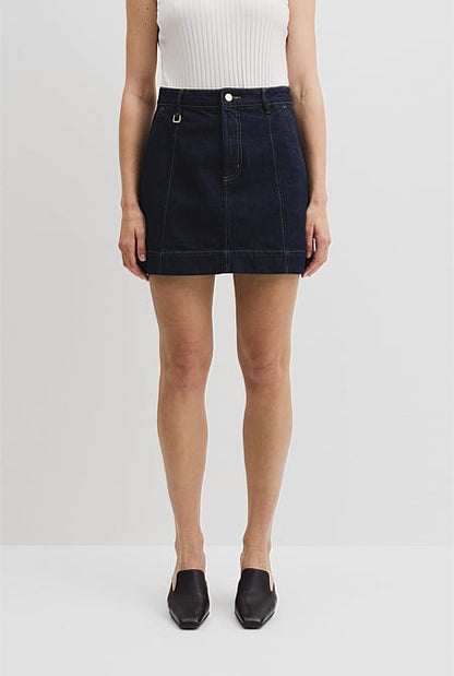 Denim Mini Skirt