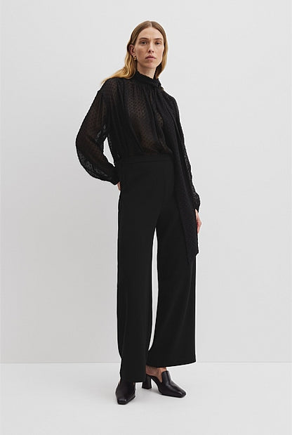 Silk Spot Blouse