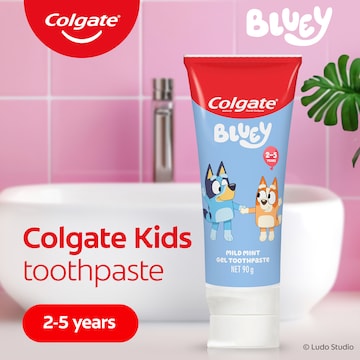 Colgate Kids Toothpaste Junior Bluey 2-5 Years 90g