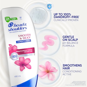 Head & Shoulders Smooth & Silky Anti-Dandruff Conditioner 400mL