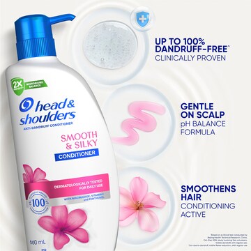 Head & Shoulders Smooth & Silky Anti-Dandruff Conditioner 660mL