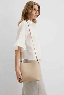 Zip Top Bucket Bag
