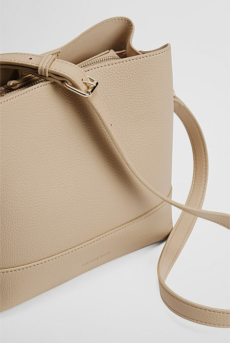 Zip Top Bucket Bag