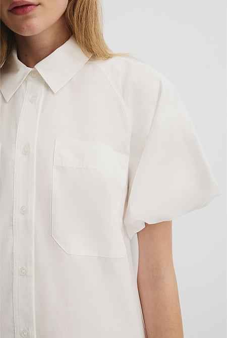 Australian Cotton Poplin Mini Dress
