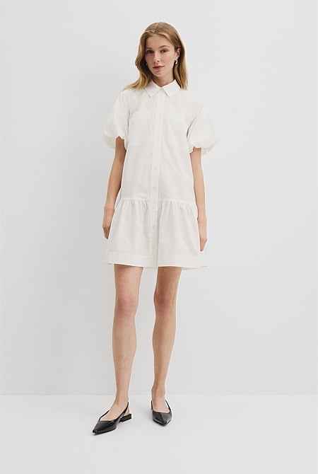 Australian Cotton Poplin Mini Dress
