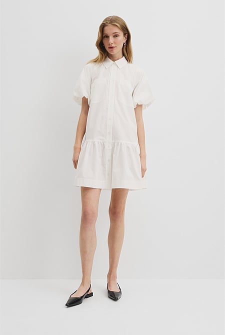 Australian Cotton Poplin Mini Dress
