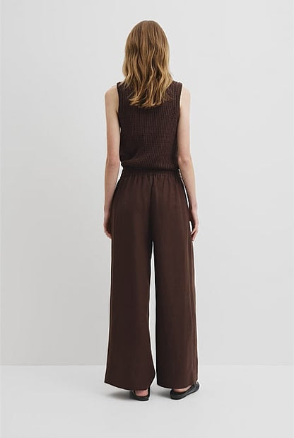 Organically Grown Linen Pull-On Pant