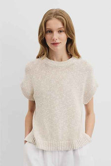 Textured Knit T-Shirt