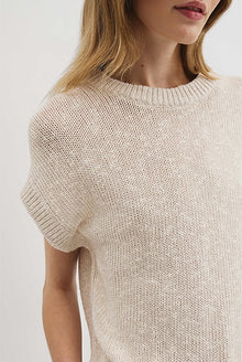 Textured Knit T-Shirt