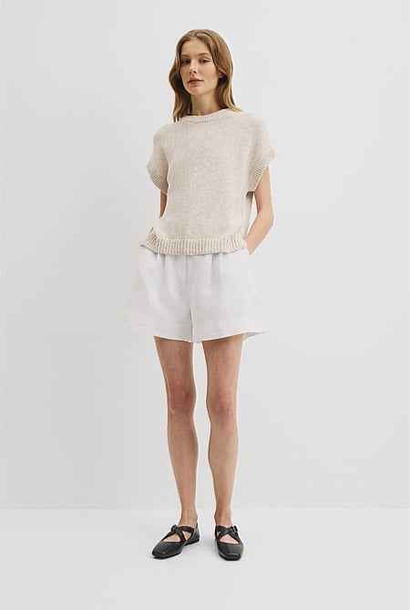 Textured Knit T-Shirt