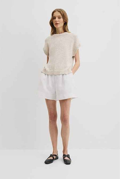 Textured Knit T-Shirt