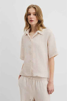 Organically Grown Linen Short Sleeve Shirt