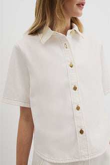 Short Sleeve Denim Shirt