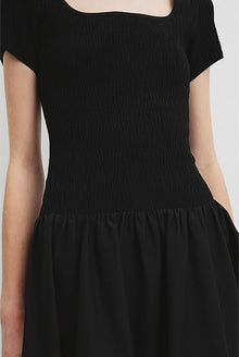 Mix Media Midi Knit Dress