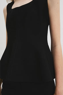 Compact Peplum Knit Tank