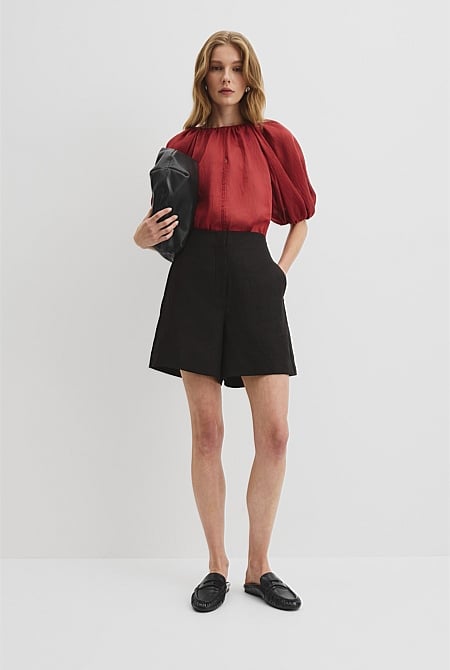 Organically Grown Linen Suit Short