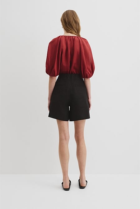 Organically Grown Linen Suit Short