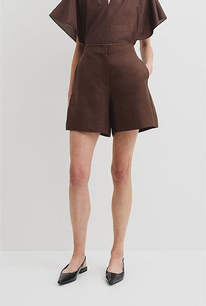 Organically Grown Linen Suit Short