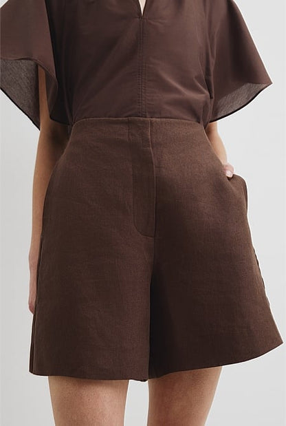 Organically Grown Linen Suit Short