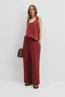 Pull-On Cupro Pant