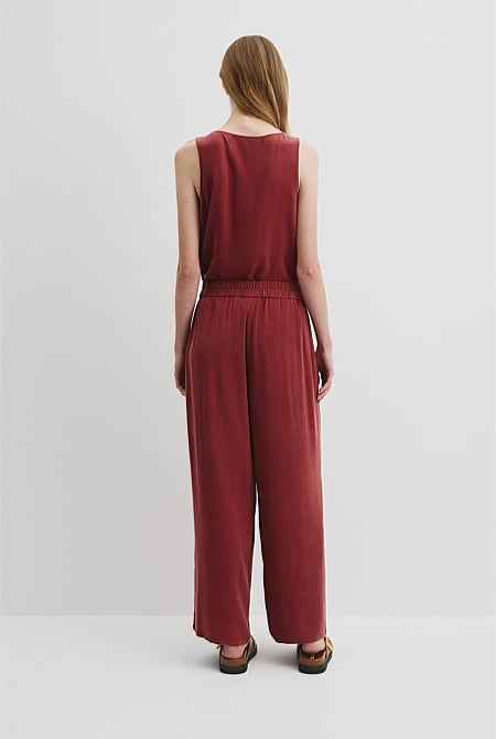 Pull-On Cupro Pant