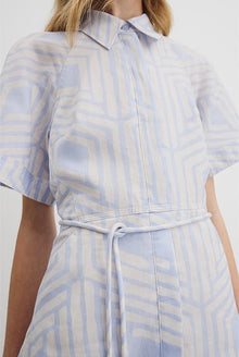 Print Asymmetric Hem Mini Dress