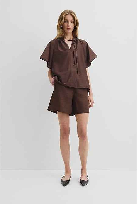 Flutter Sleeve Blouse