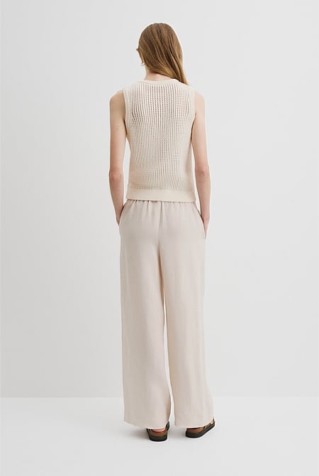 Pointelle Knit Tank