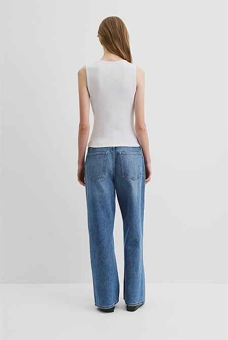 Button Henley Tank