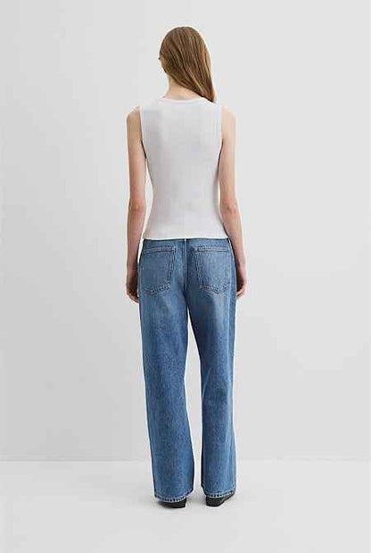 Button Henley Tank