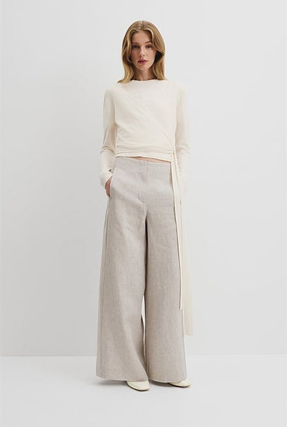 Long Sleeve Wrap Knit