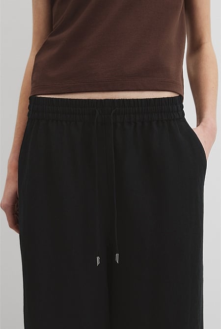 Organically Grown Linen Pull-On Pant