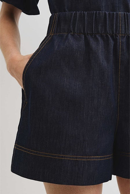 Chambray Denim Short