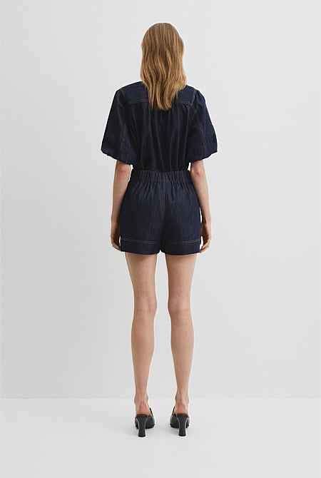 Chambray Denim Short