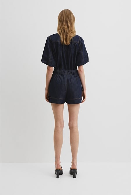 Chambray Denim Short