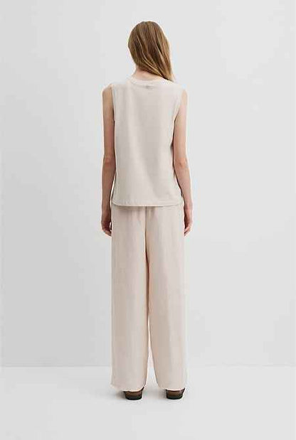 Australian Cotton Relaxed Crew Tank