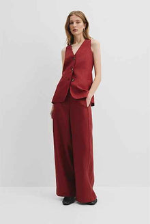 Organically Grown Linen Panel Pant