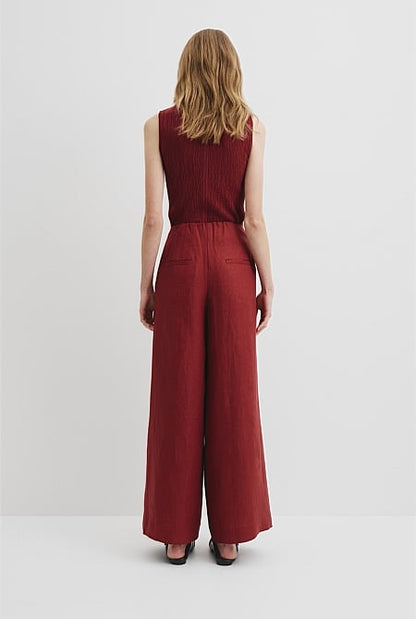 Organically Grown Linen Panel Pant