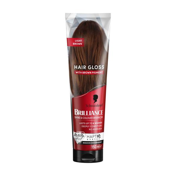 SCHWARZKOPF BRILLIANCE GLOSS LIGHT BROWN TUBE 150ML
