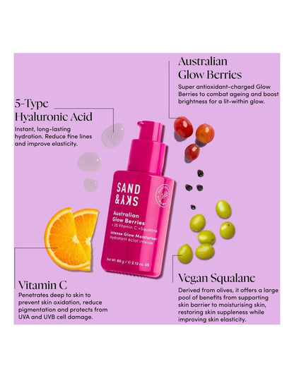 Australian Glow Berries Intense Glow Moisturizer 60g