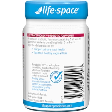 Life-Space Urogen Probiotic For Women Capsules 40 pack