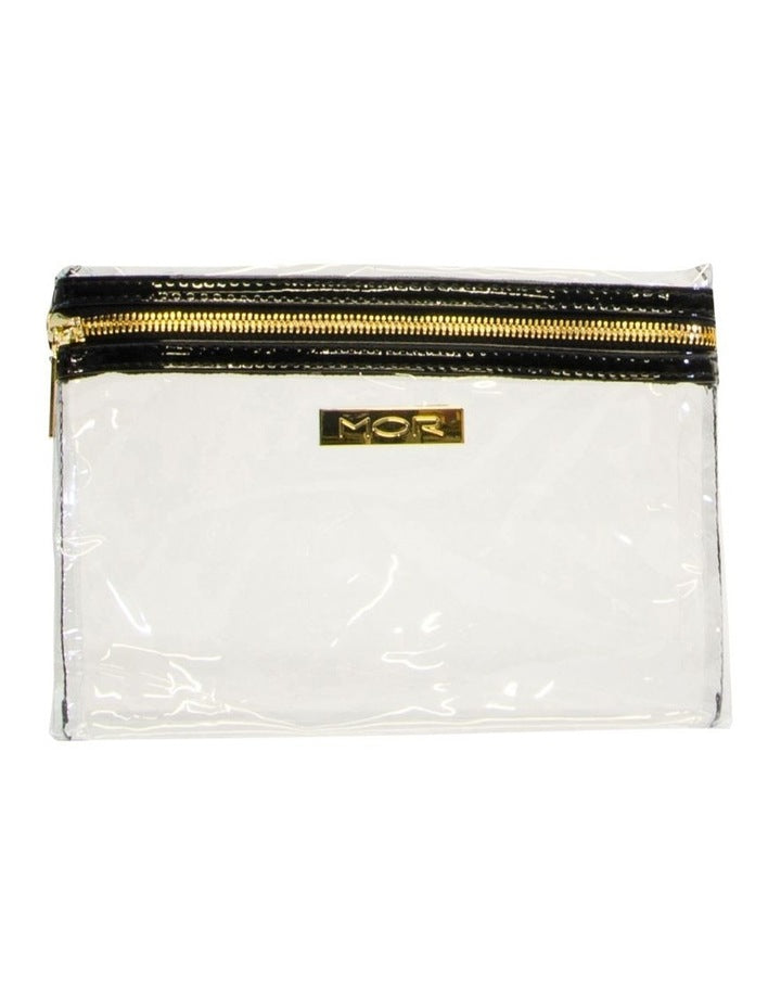 Destination Style Melbourne Cosmetic Purse Trio in Black/White