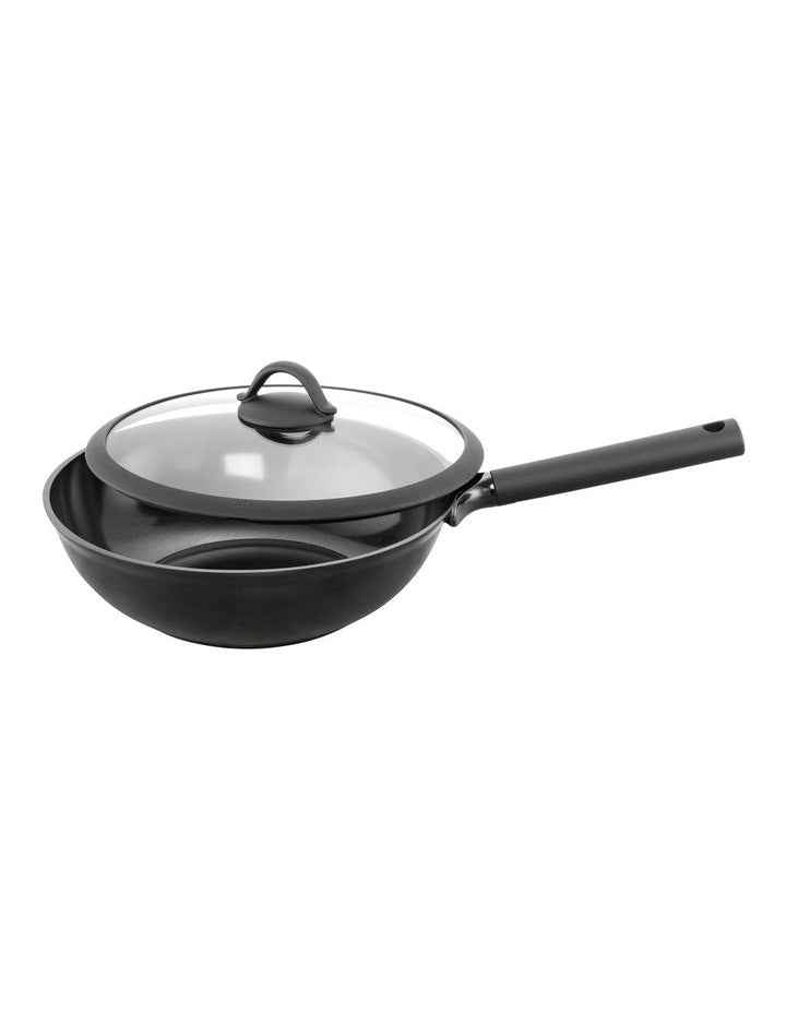 Ceramic Wok with Lid 28cm