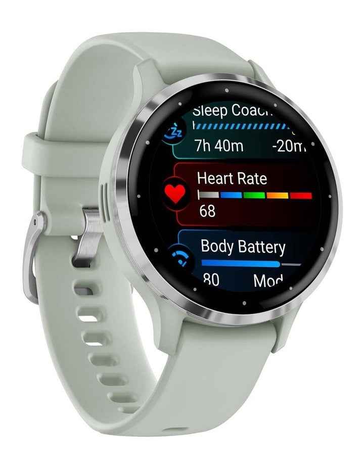 Venu 3S Smartwatch in Sage Gray/Passivated