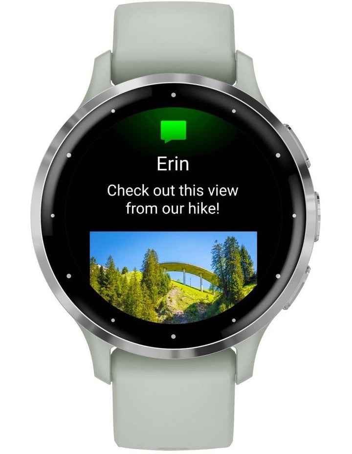 Venu 3S Smartwatch in Sage Gray/Passivated