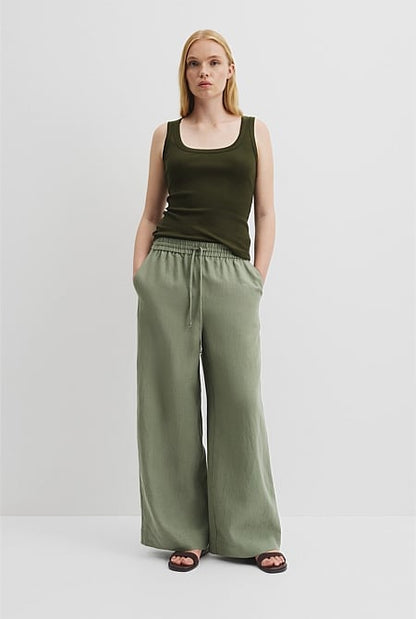 Organically Grown Linen Pull-On Pant